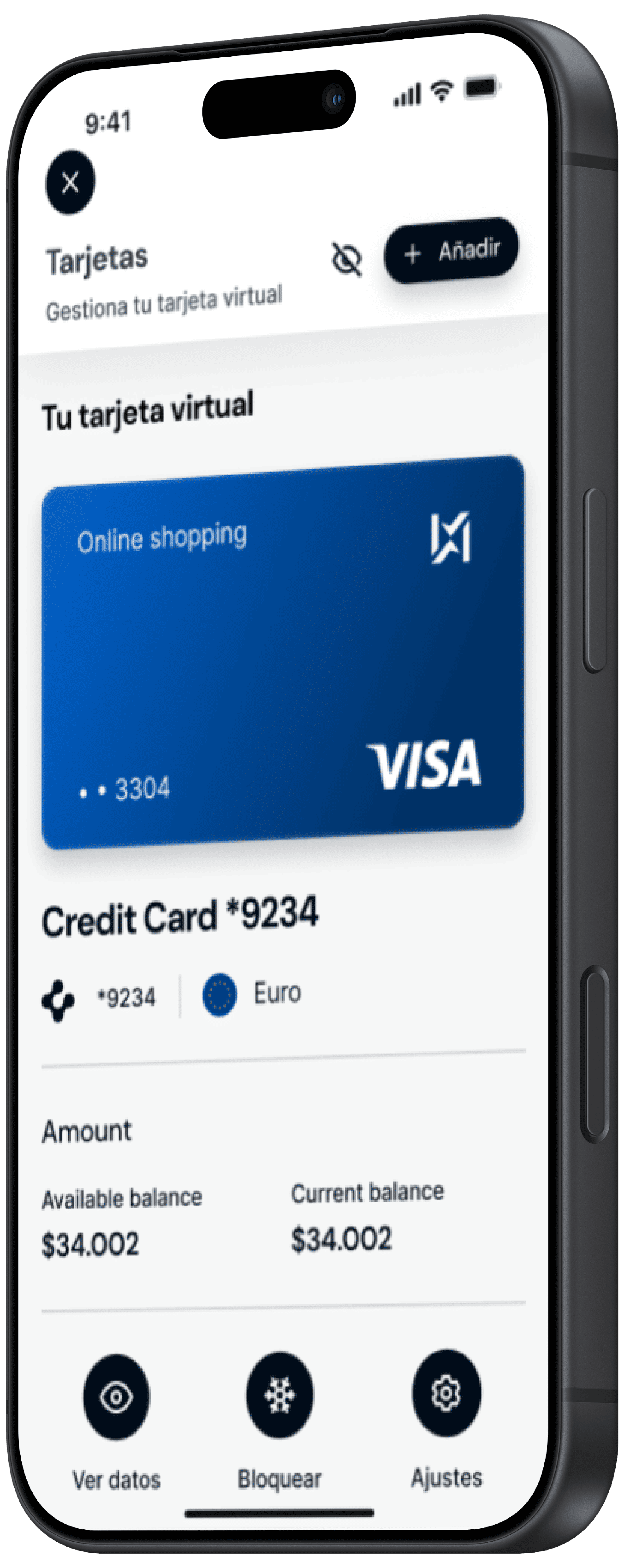 Hyxora app — Pantalla principal